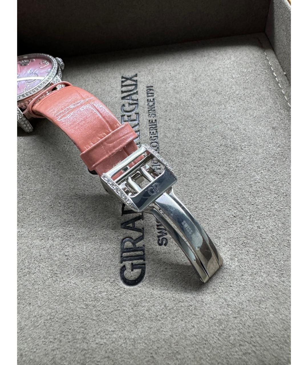 GIRARD PERREGAUX Коралловые часы из белого золота, фото 3