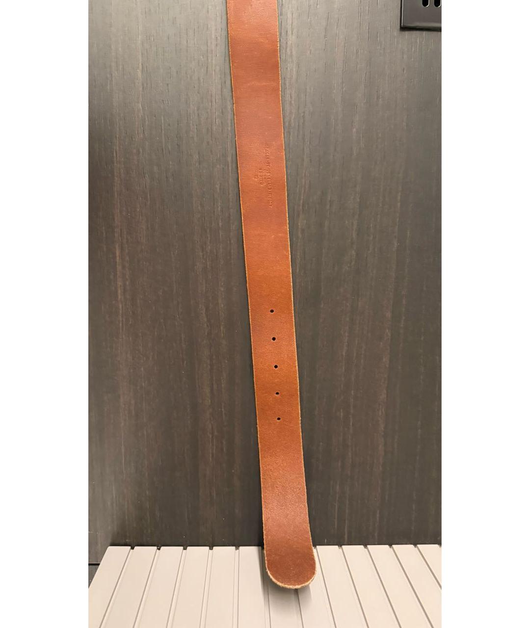 GUCCI Коричневый кожаный ремень, фото 6