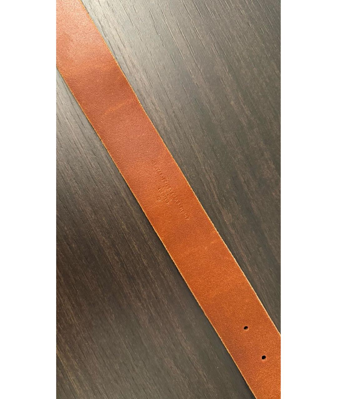 GUCCI Коричневый кожаный ремень, фото 3