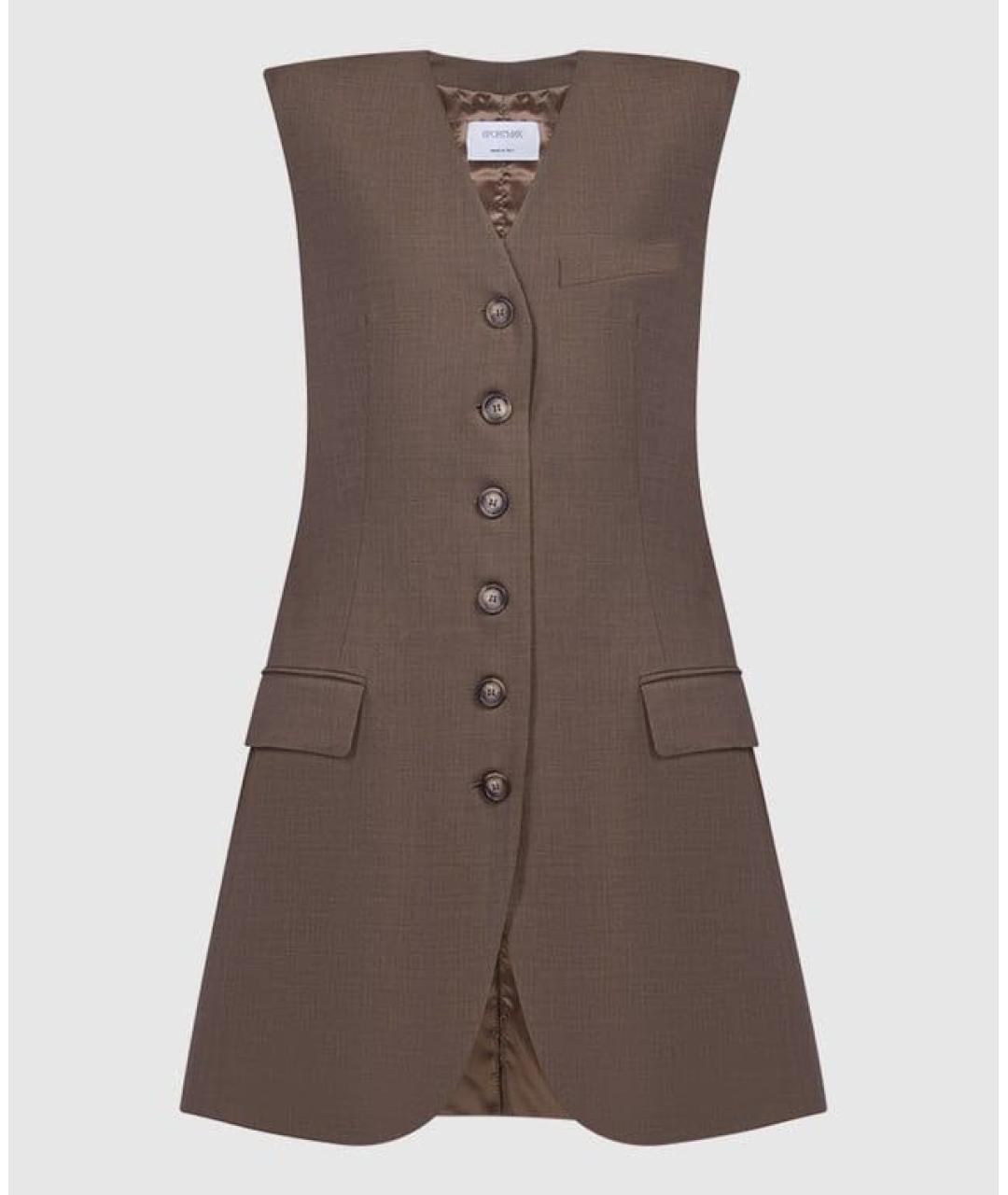 SPORTMAX Бежевая жилетка, фото 3