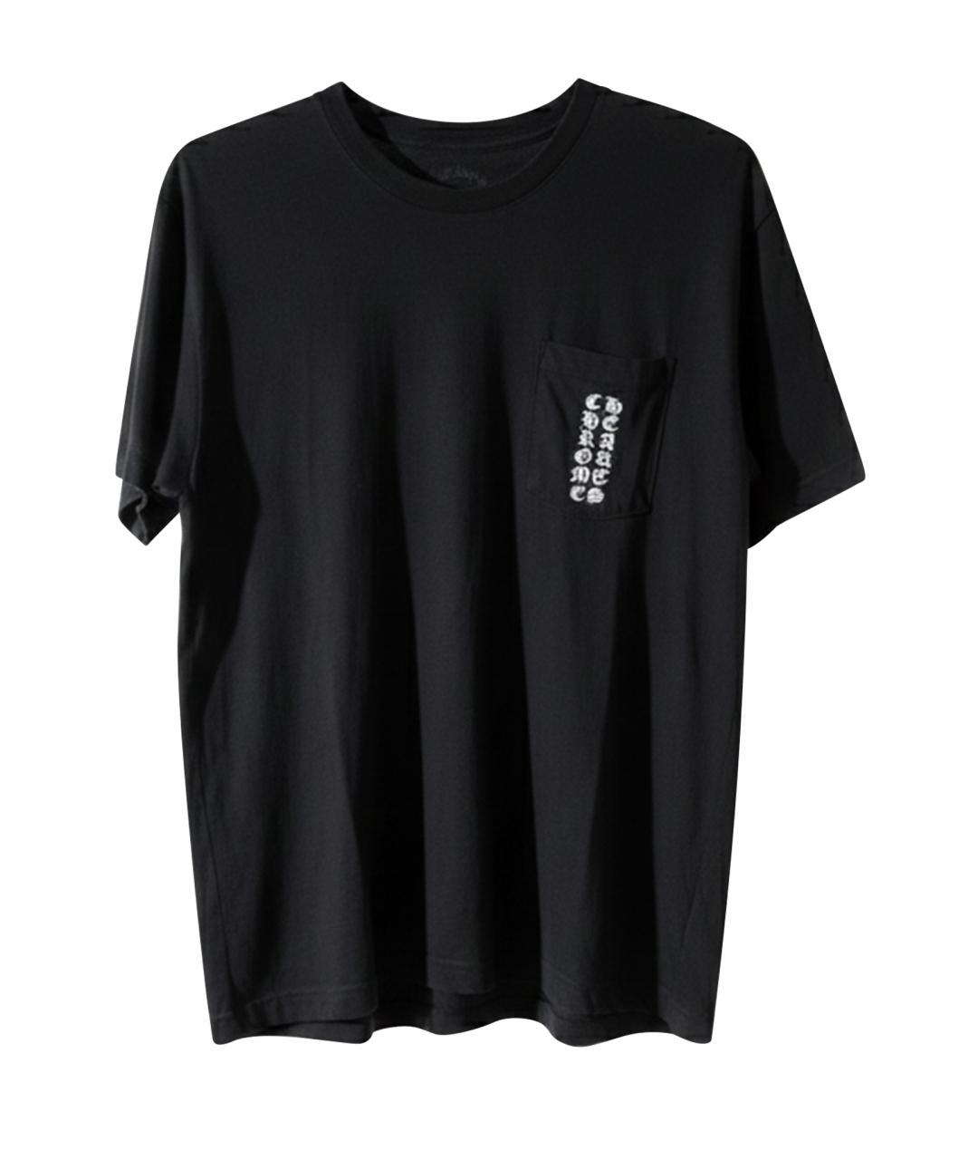 CHROME HEARTS Черная хлопковая футболка, фото 1