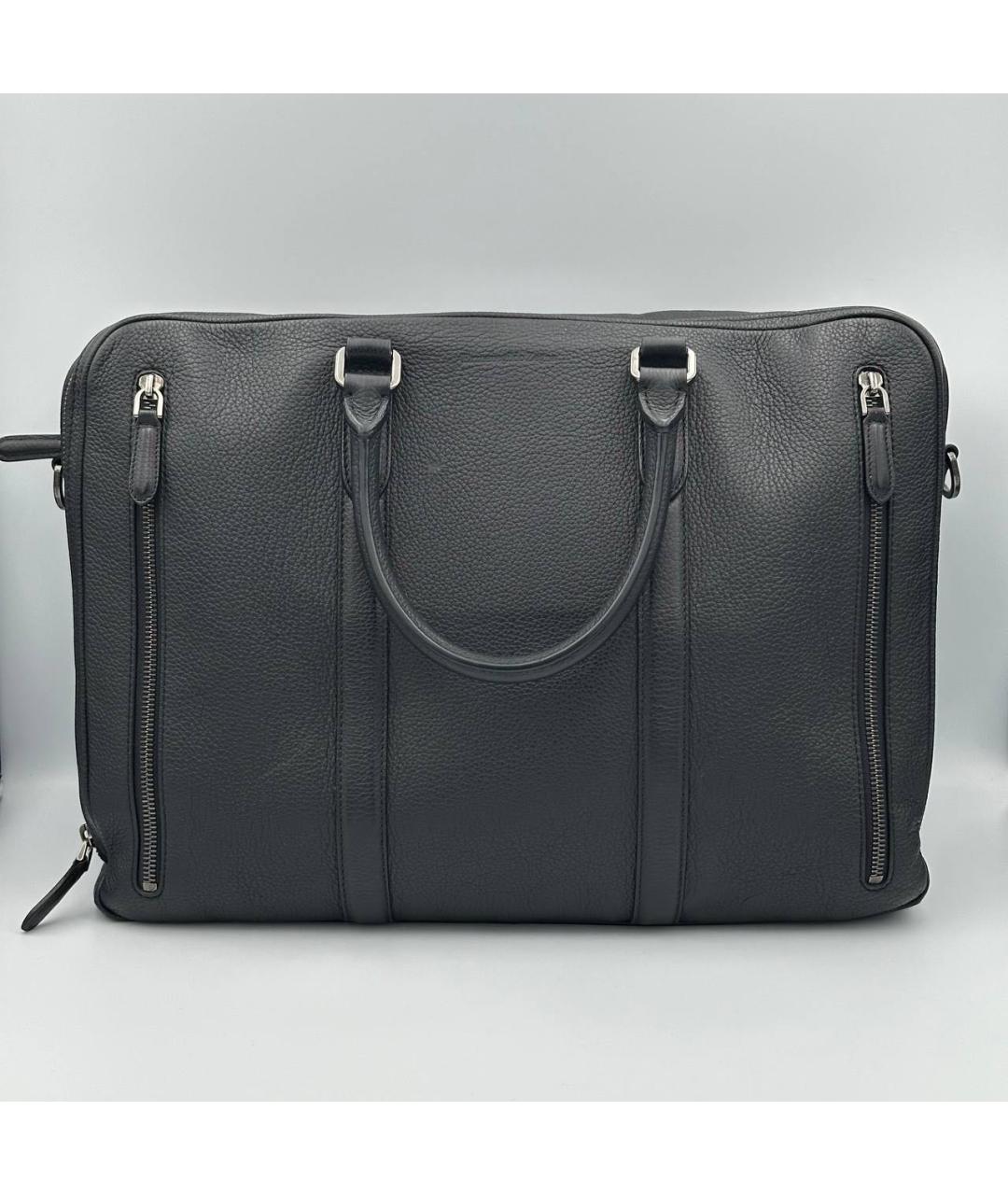 ERMENEGILDO ZEGNA XXX Черный портфель, фото 2