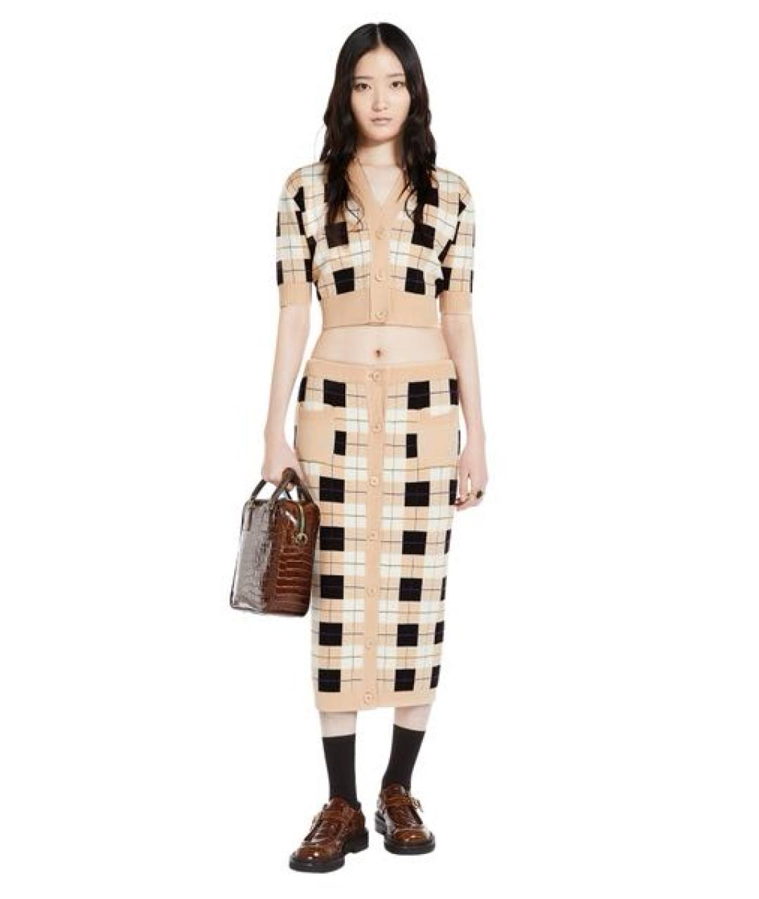 SPORTMAX Коралловый костюм с юбками, фото 3