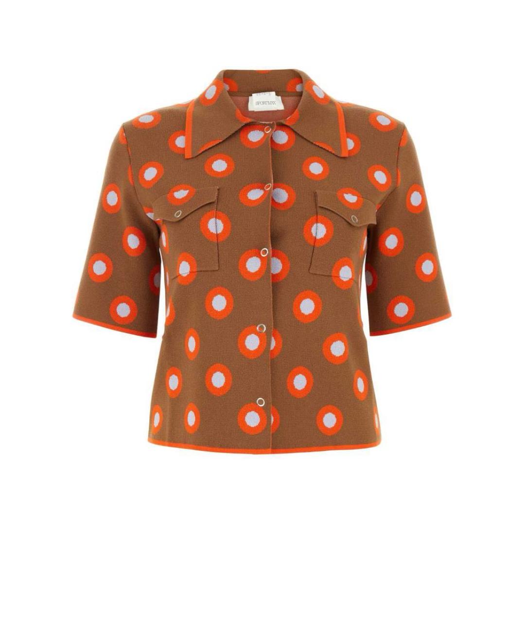 SPORTMAX Коричневый костюм с юбками, фото 2