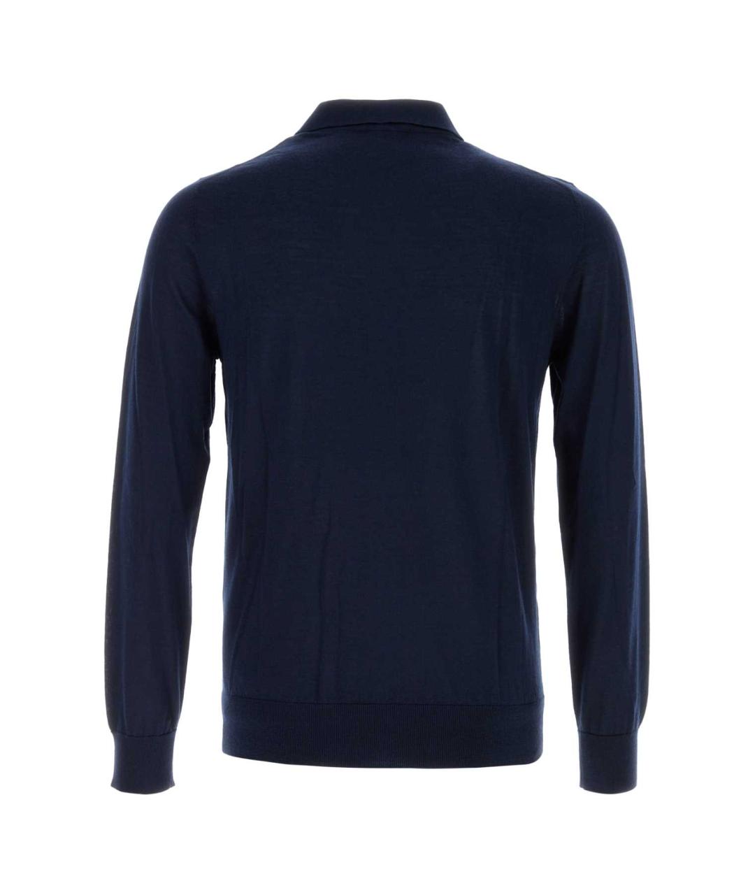 BRIONI Темно-синий кашемировый джемпер / свитер, фото 2