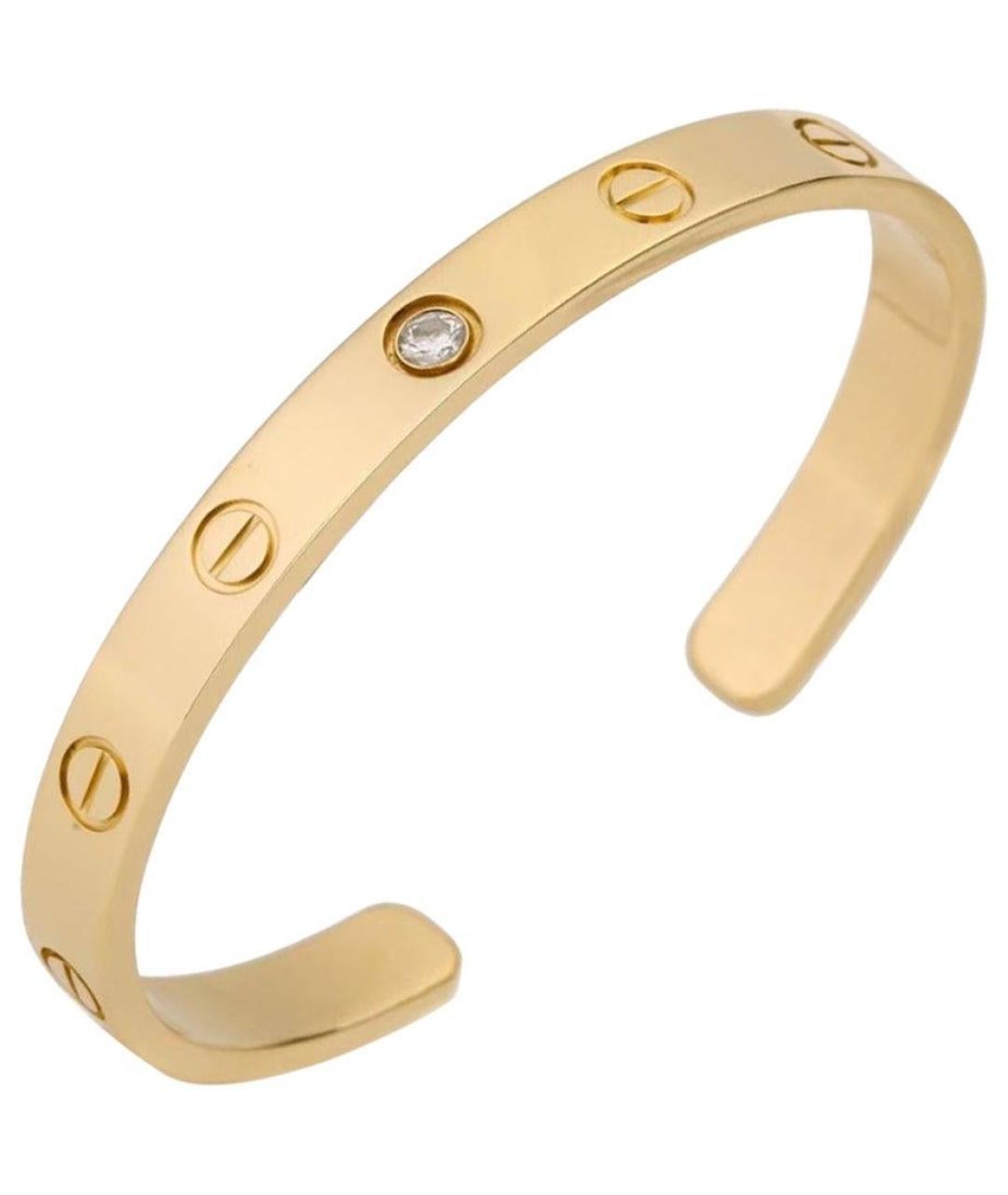 CARTIER Золотой браслет из желтого золота, фото 1