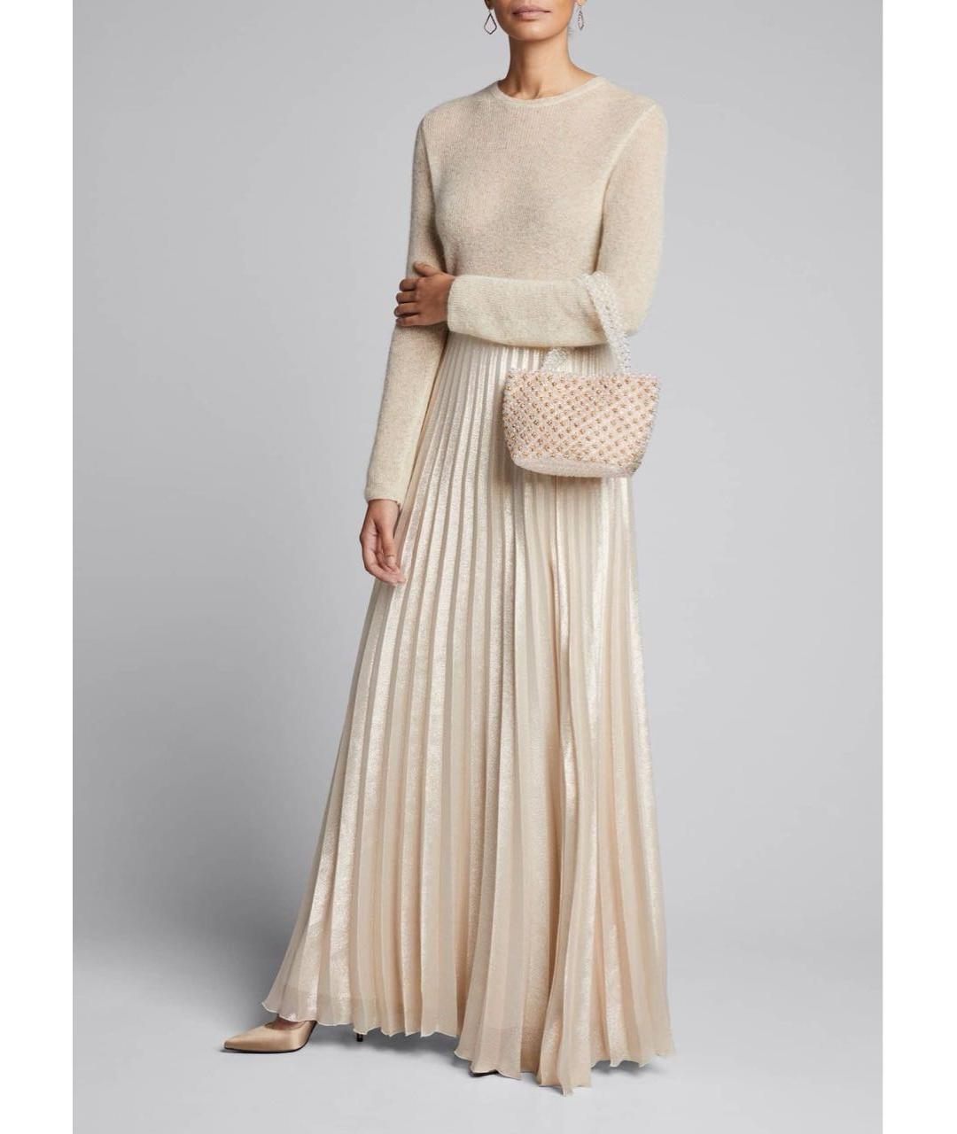 MAX MARA Бежевая юбка макси, фото 2