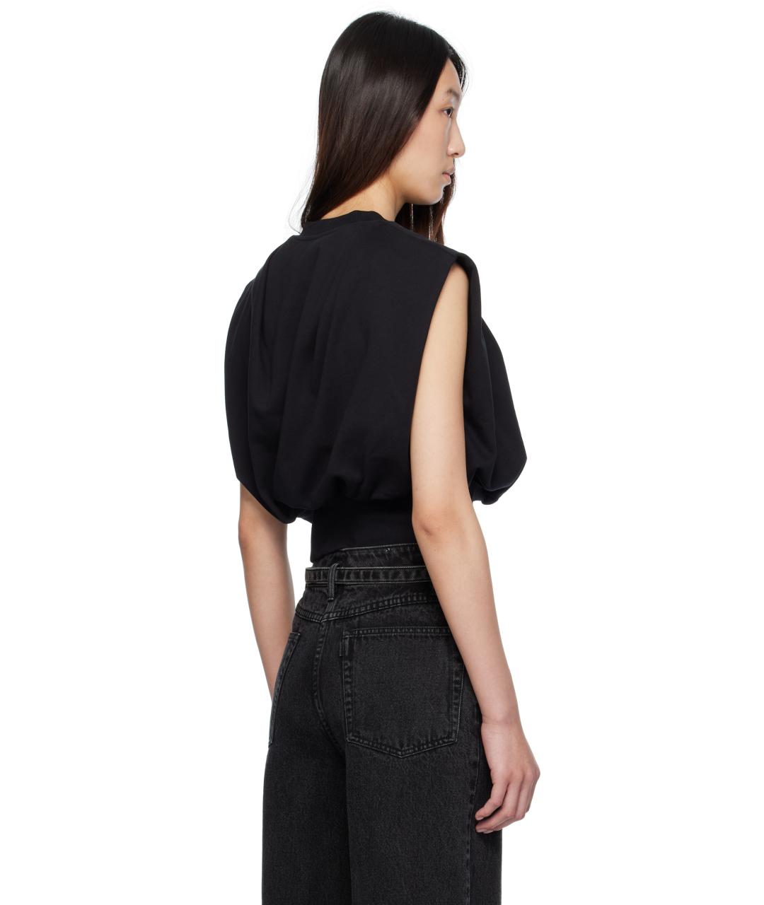 3.1 PHILLIP LIM Черная хлопковая блузы, фото 4