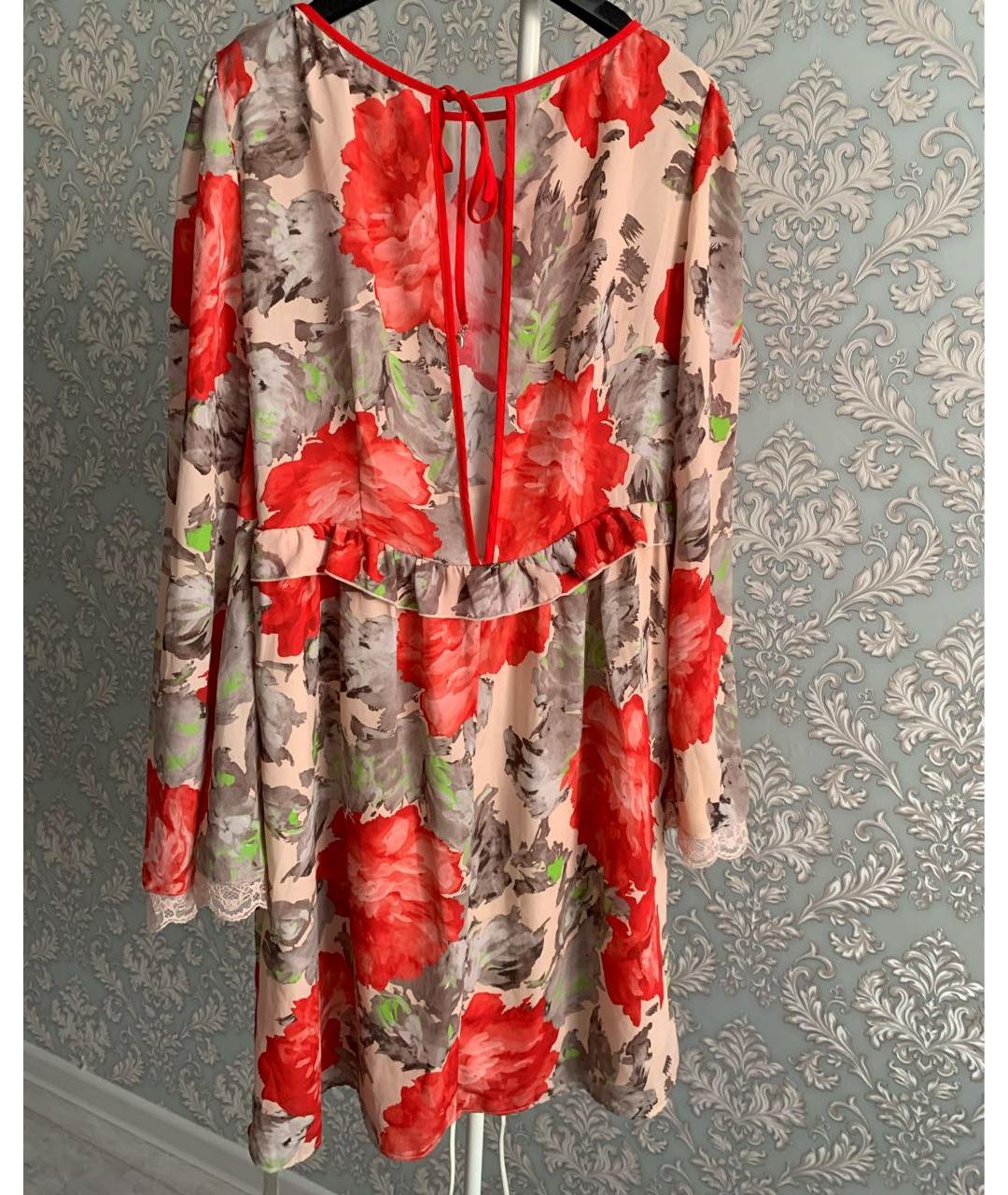 PATRIZIA PEPE Мульти полиэстеровое повседневное платье, фото 2