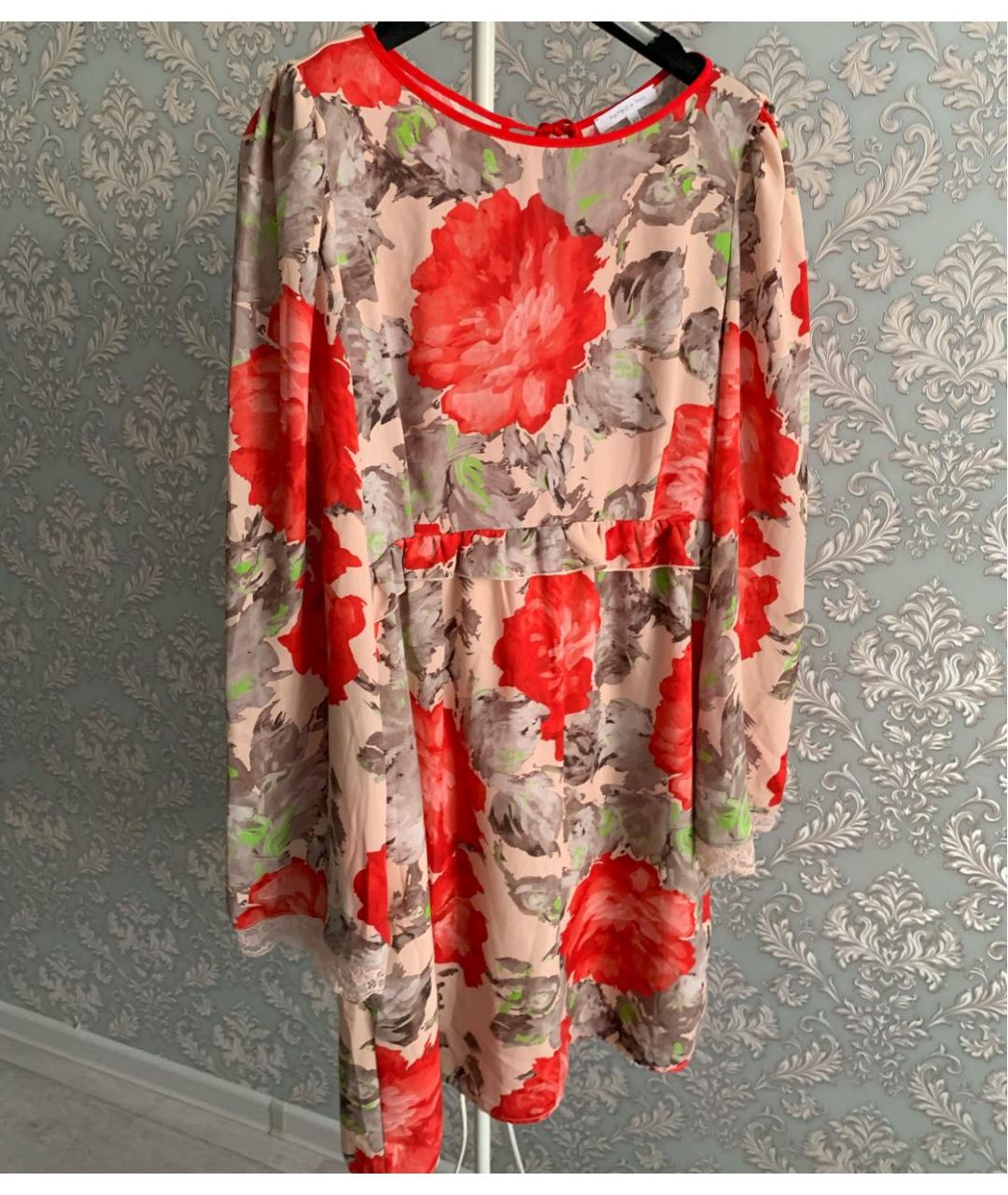 PATRIZIA PEPE Мульти полиэстеровое повседневное платье, фото 7