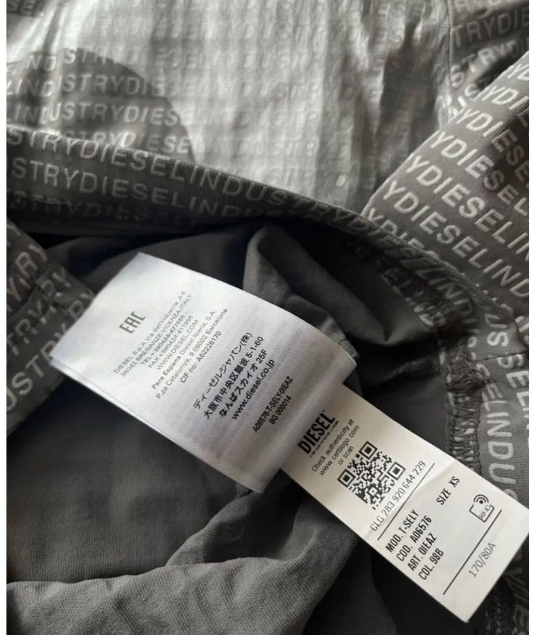 DIESEL Антрацитовая водолазка, фото 5