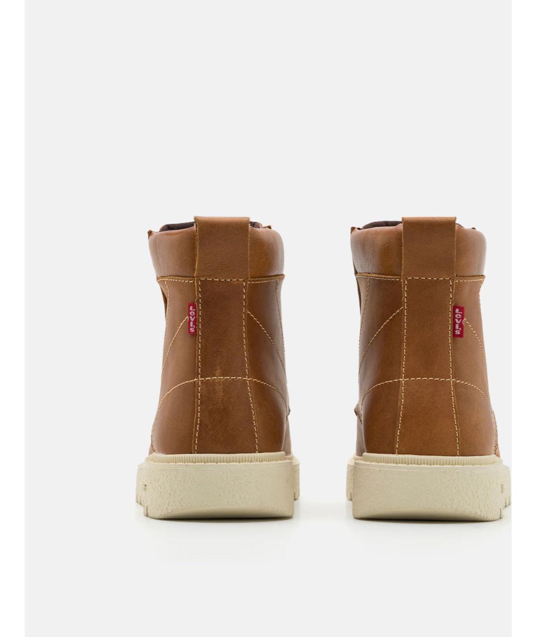 LEVI'S Коричневые высокие ботинки, фото 4