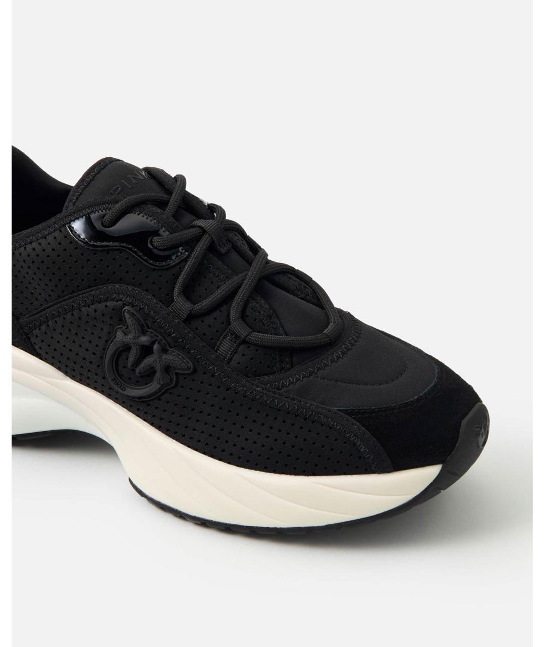 PINKO Черные текстильные кроссовки, фото 3