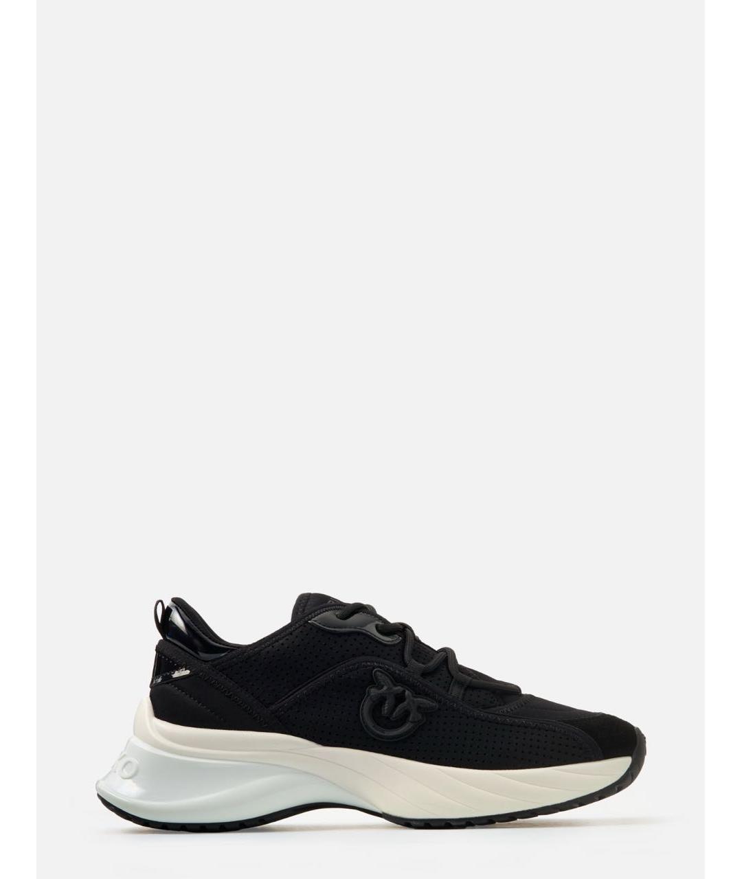 PINKO Черные текстильные кроссовки, фото 6