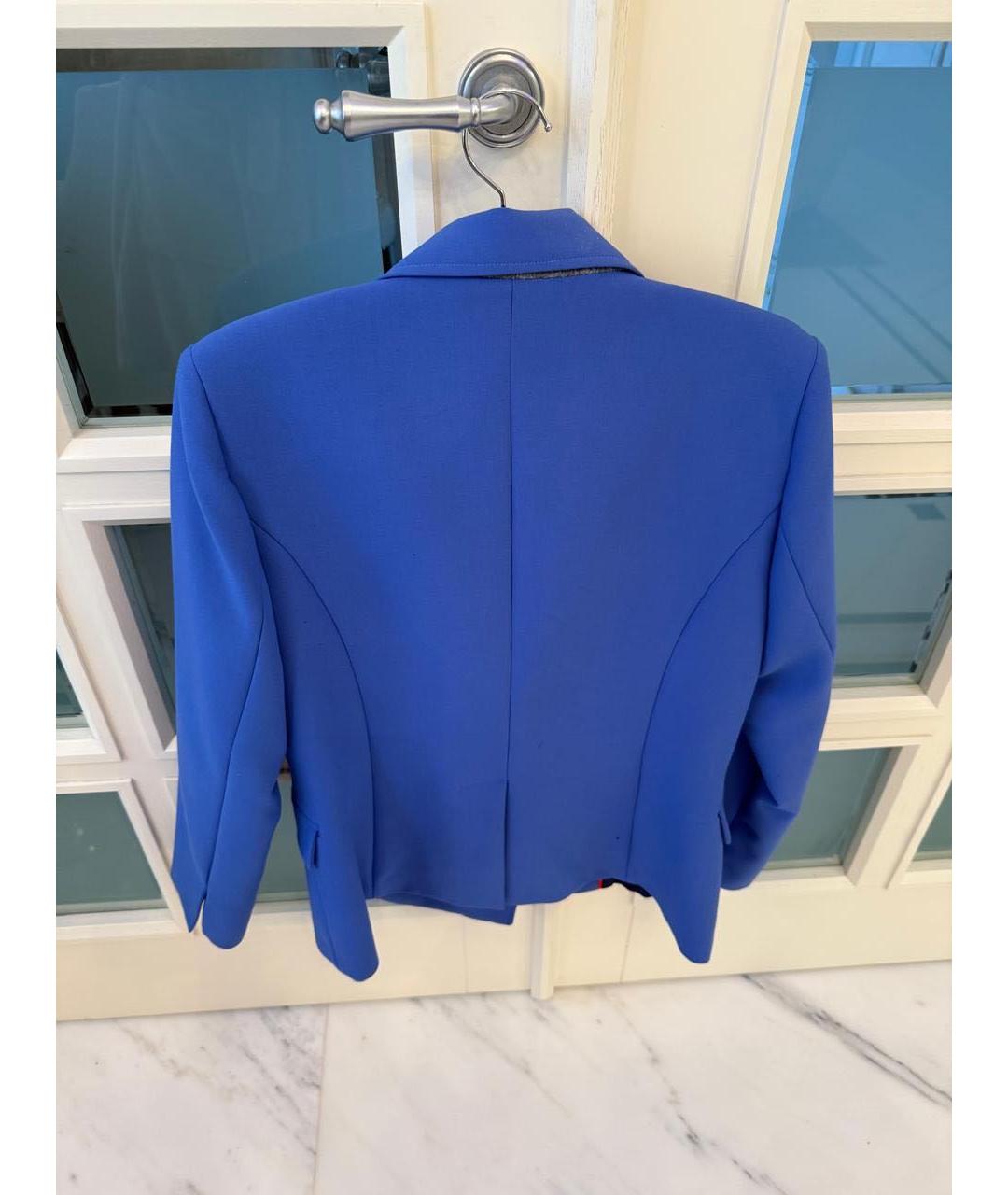 MAX&CO Синий полиэстеровый жакет/пиджак, фото 2