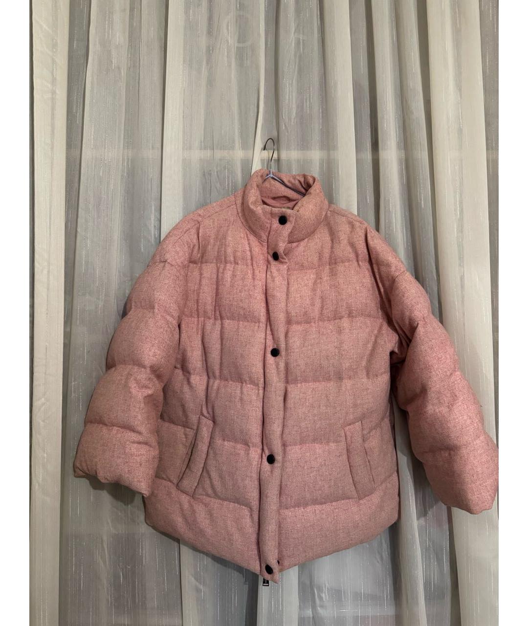 12 STOREEZ Розовый шерстяной пуховик, фото 2