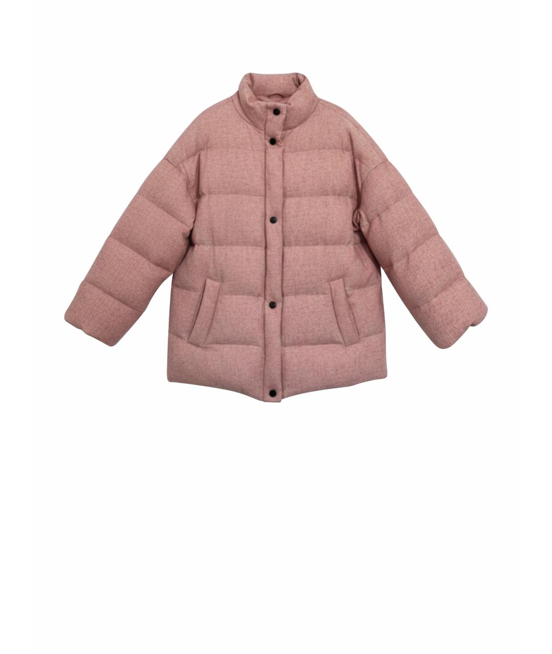 12 STOREEZ Розовый шерстяной пуховик, фото 1