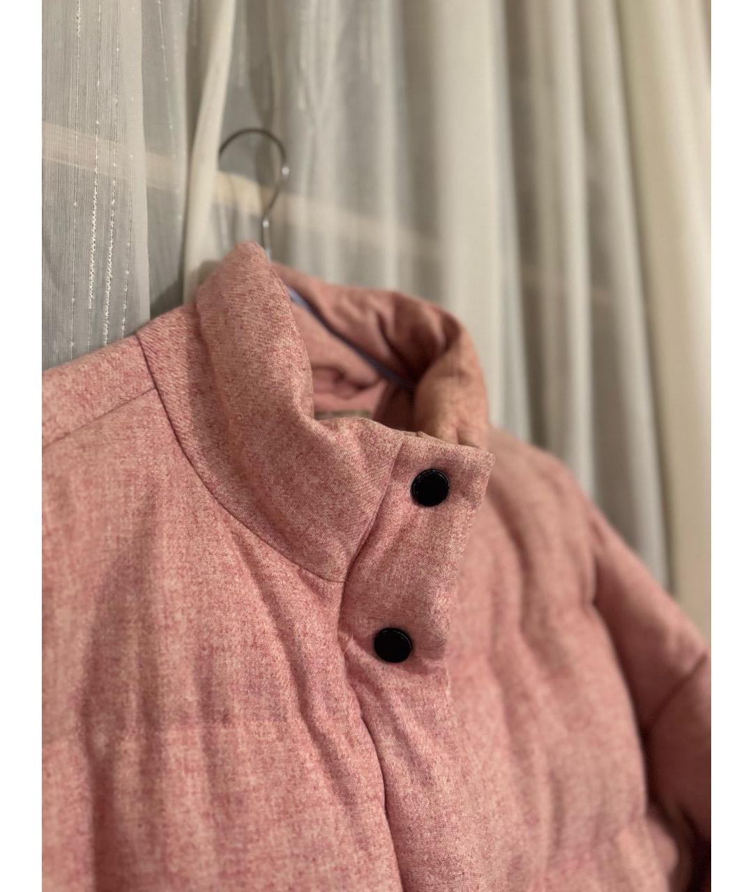 12 STOREEZ Розовый шерстяной пуховик, фото 3