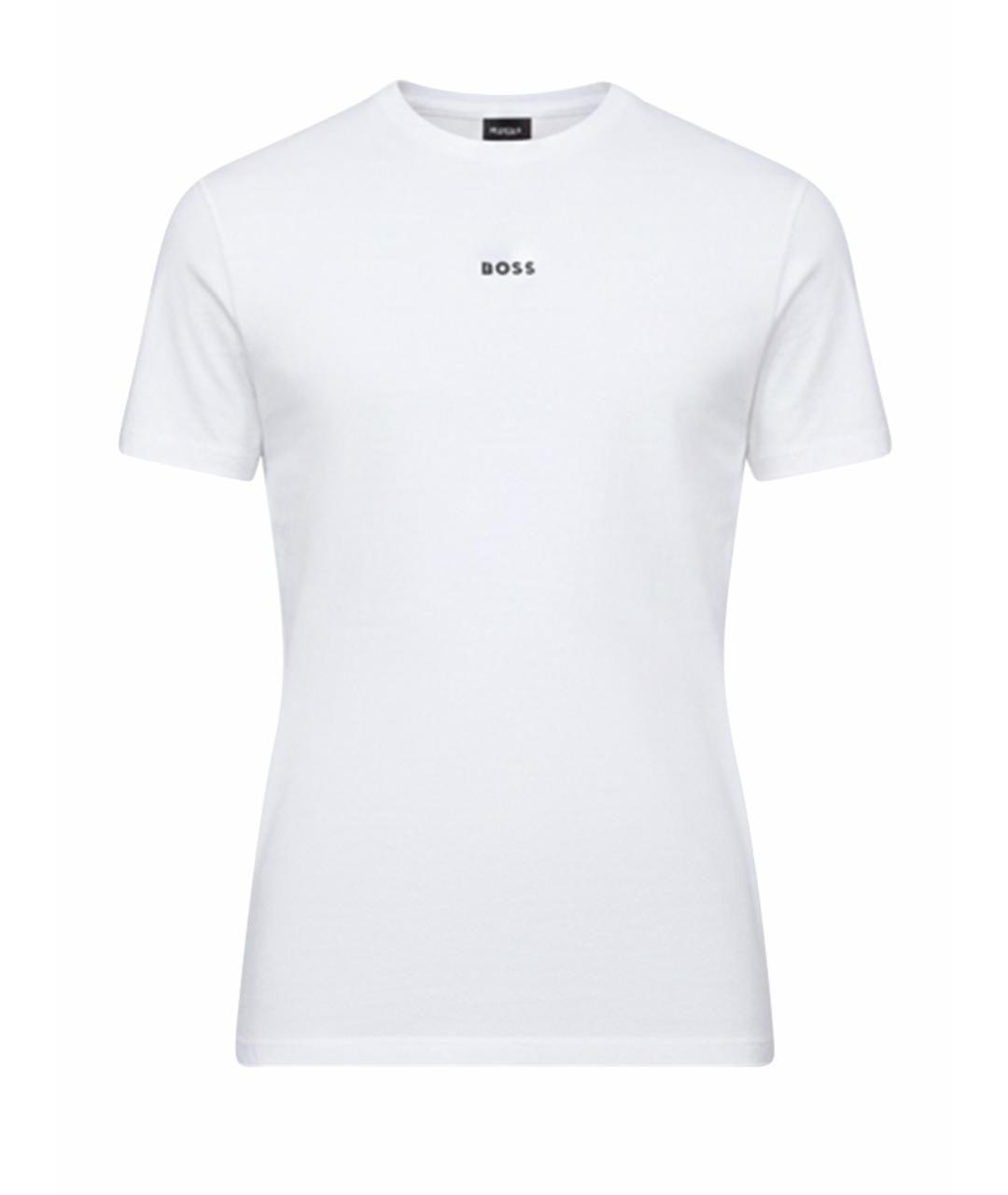 HUGO BOSS Белая хлопковая футболка, фото 1