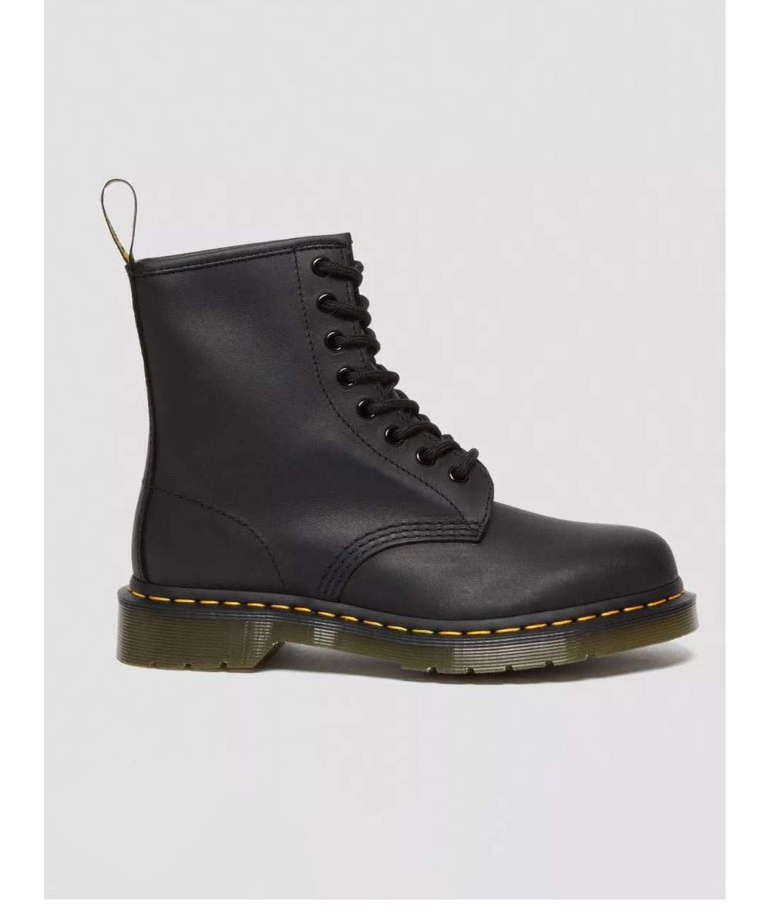 DR. MARTENS Черные кожаные ботинки, фото 8