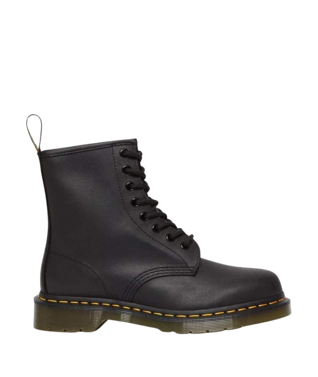 DR. MARTENS Черные кожаные ботинки, фото 1