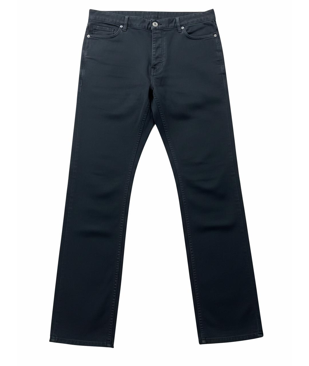 BERLUTI Серые хлопко-эластановые джинсы скинни, фото 1