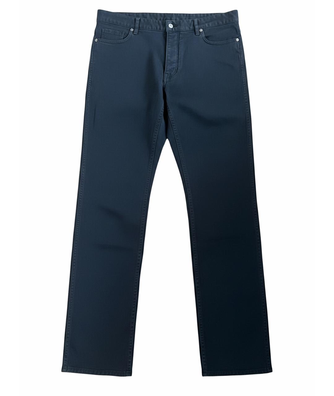 BERLUTI Серые хлопко-эластановые джинсы скинни, фото 4