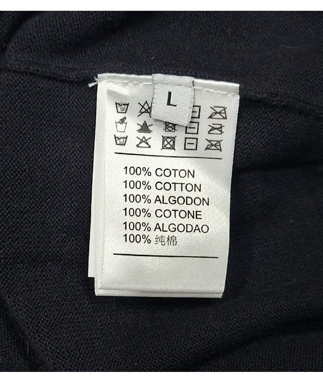 JOHN RICHMOND Черный хлопковый джемпер / свитер, фото 5