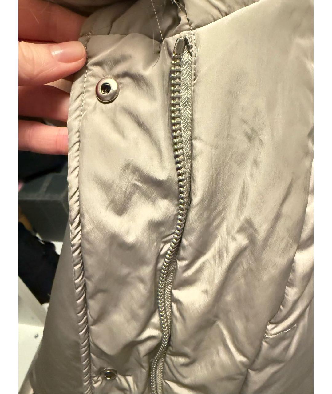 12 STOREEZ Бежевая полиэстеровая парка, фото 6