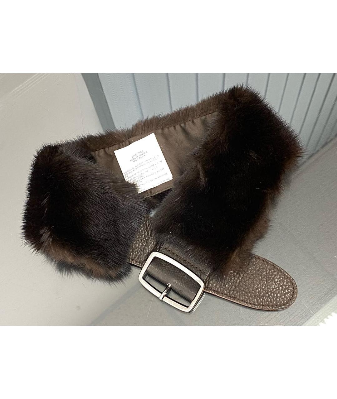 MAX MARA Коричневый воротник, фото 3