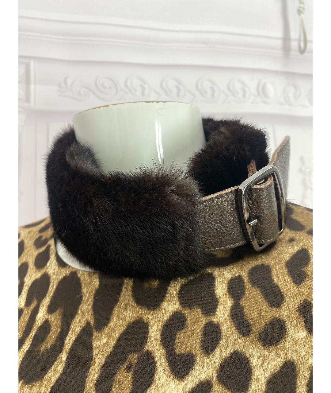 MAX MARA Коричневый воротник, фото 4