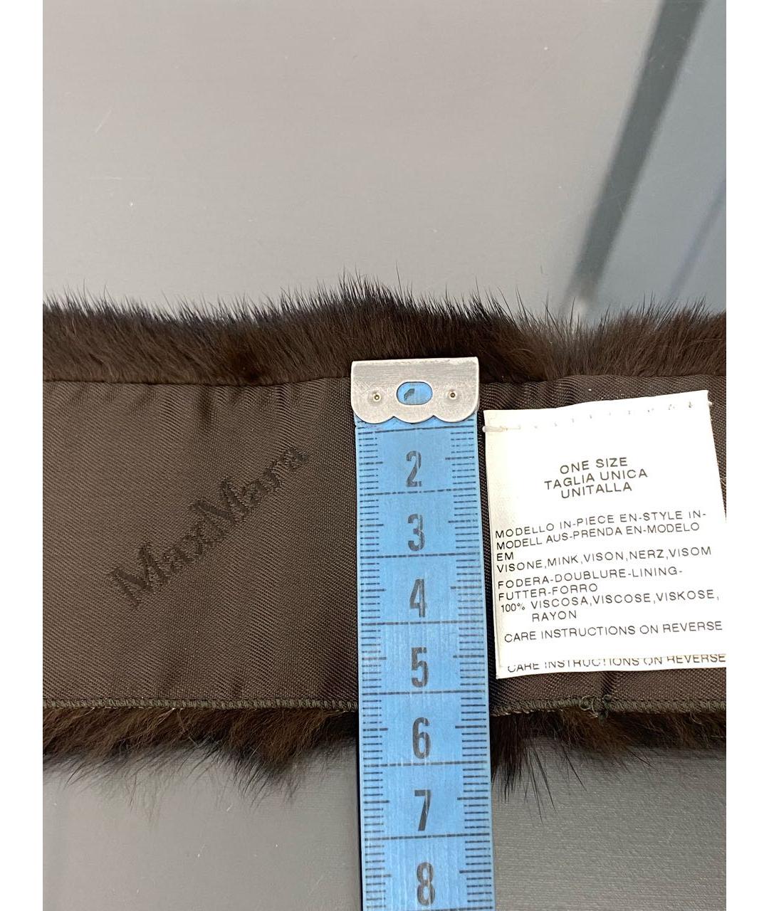 MAX MARA Коричневый воротник, фото 6