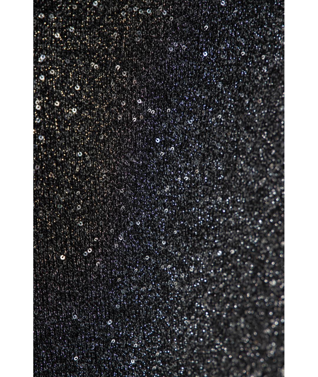 GUCCI Черная полиэстеровая юбка миди, фото 5