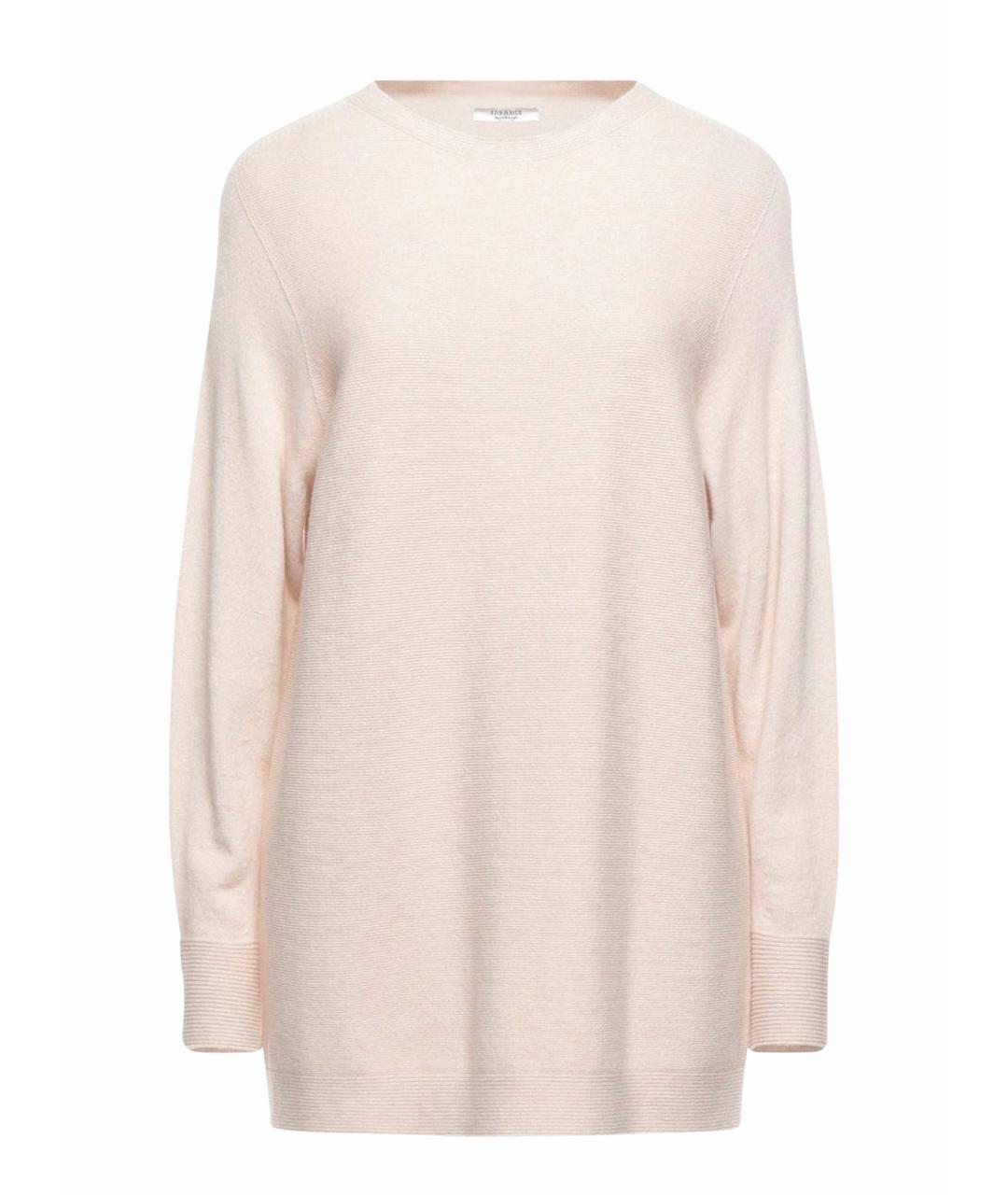 PESERICO Бежевый шерстяной джемпер / свитер, фото 1