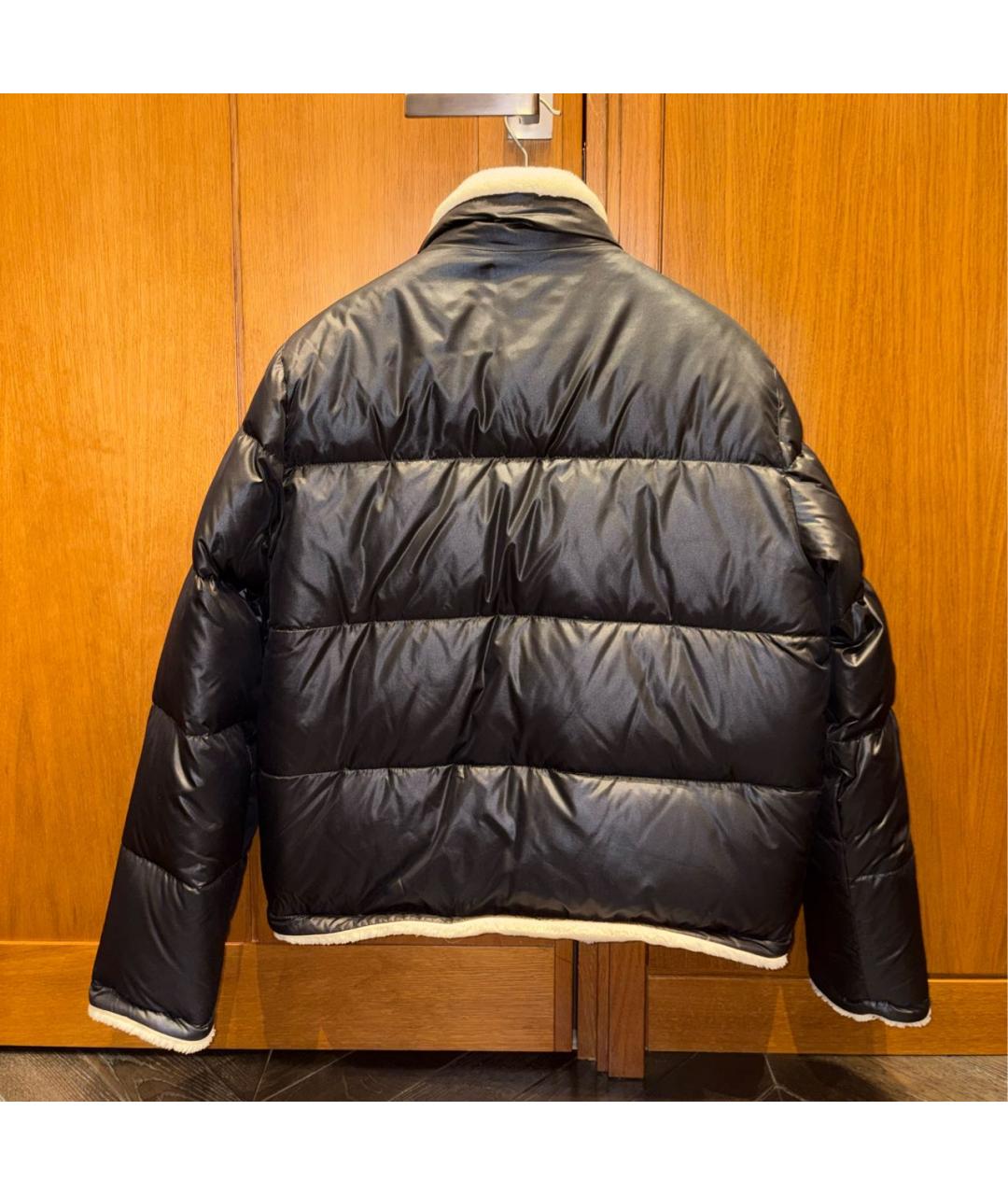 SAINT LAURENT Черный меховой пуховик, фото 4