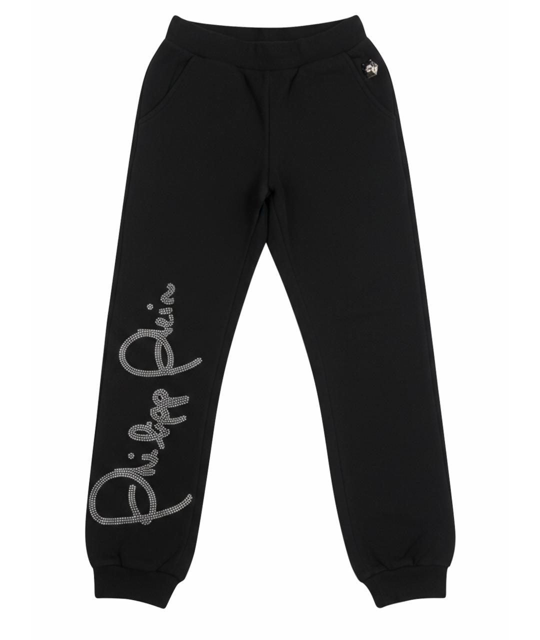 PHILIPP PLEIN Черные хлопковые брюки и шорты, фото 1