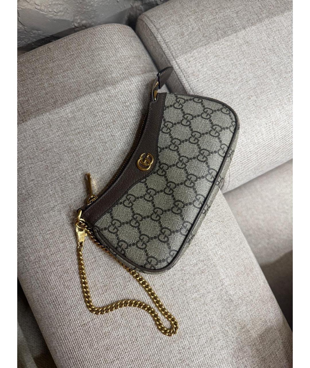 GUCCI Коричневая сумка с короткими ручками, фото 8