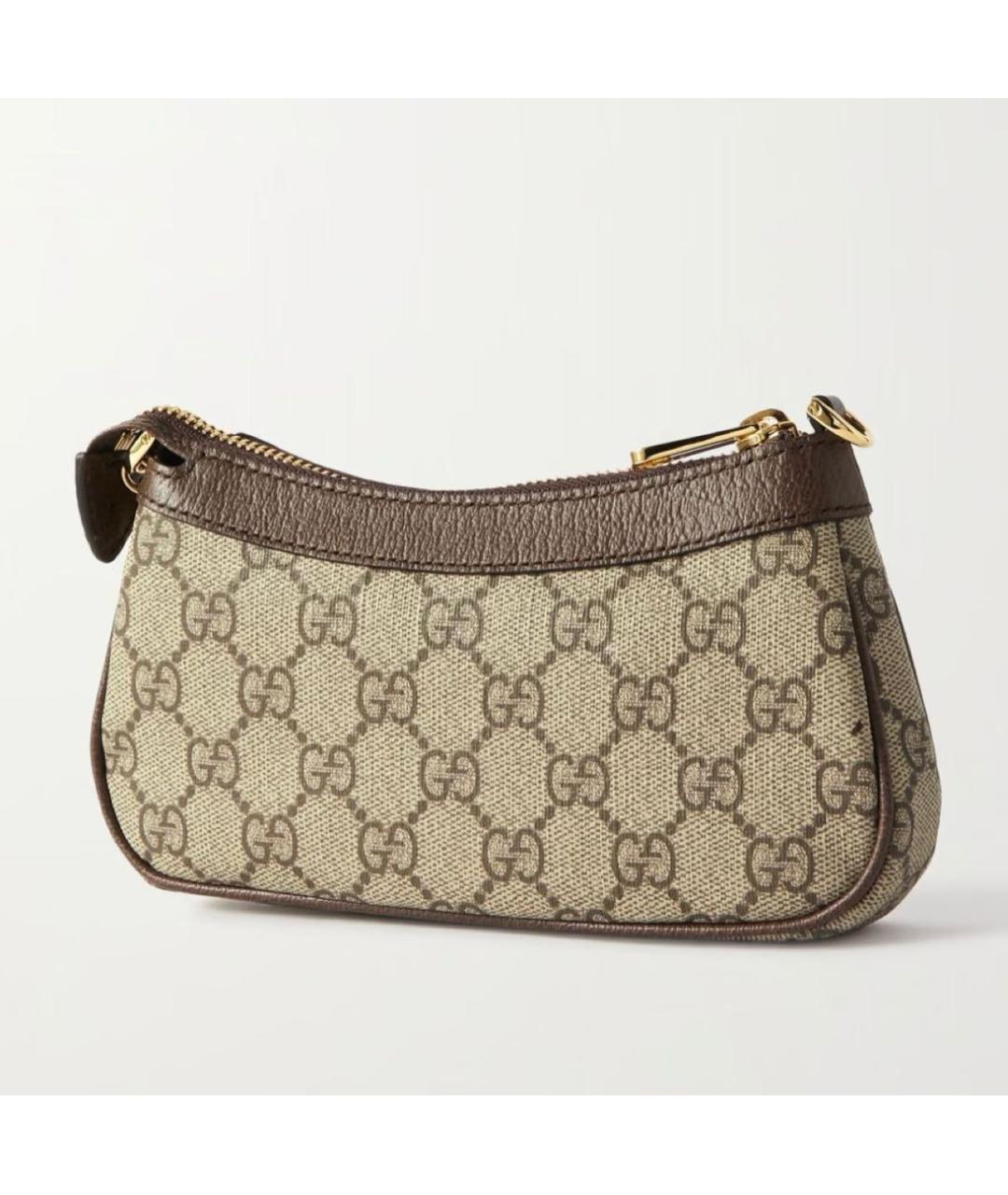 GUCCI Коричневая сумка с короткими ручками, фото 2