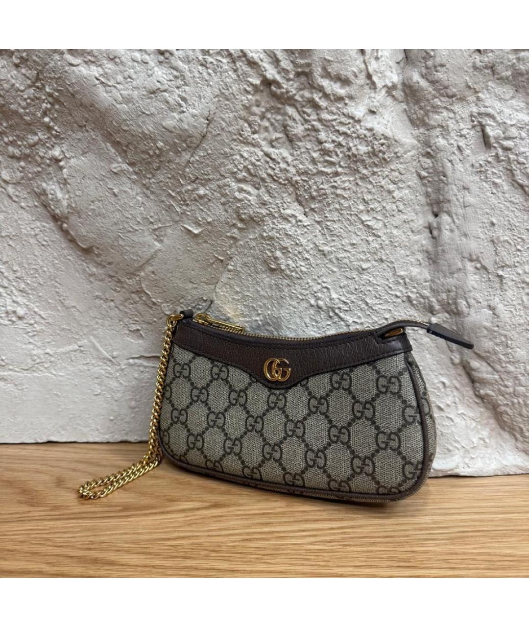 GUCCI Коричневая сумка с короткими ручками, фото 7