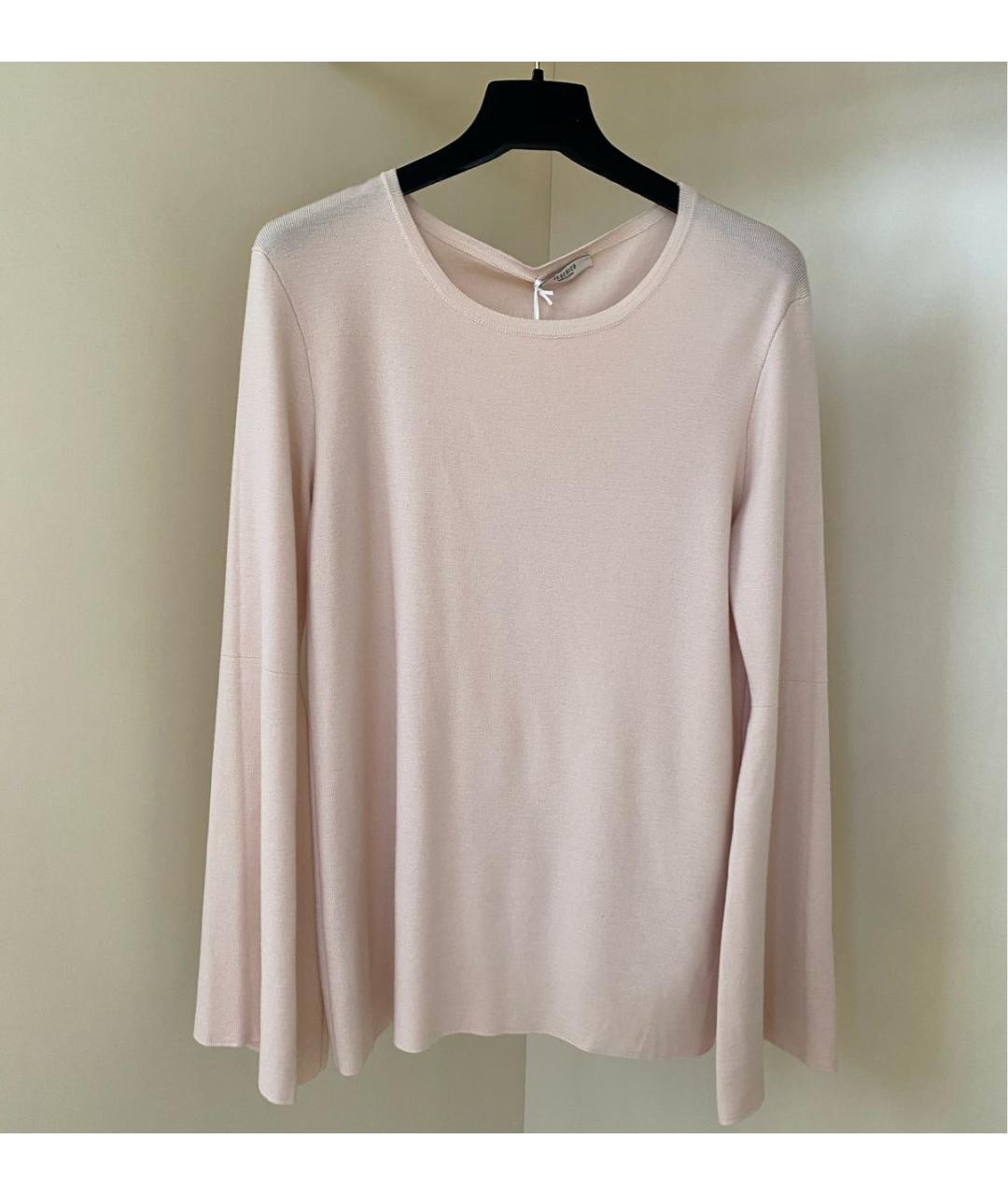 PESERICO Розовый шерстяной джемпер / свитер, фото 7