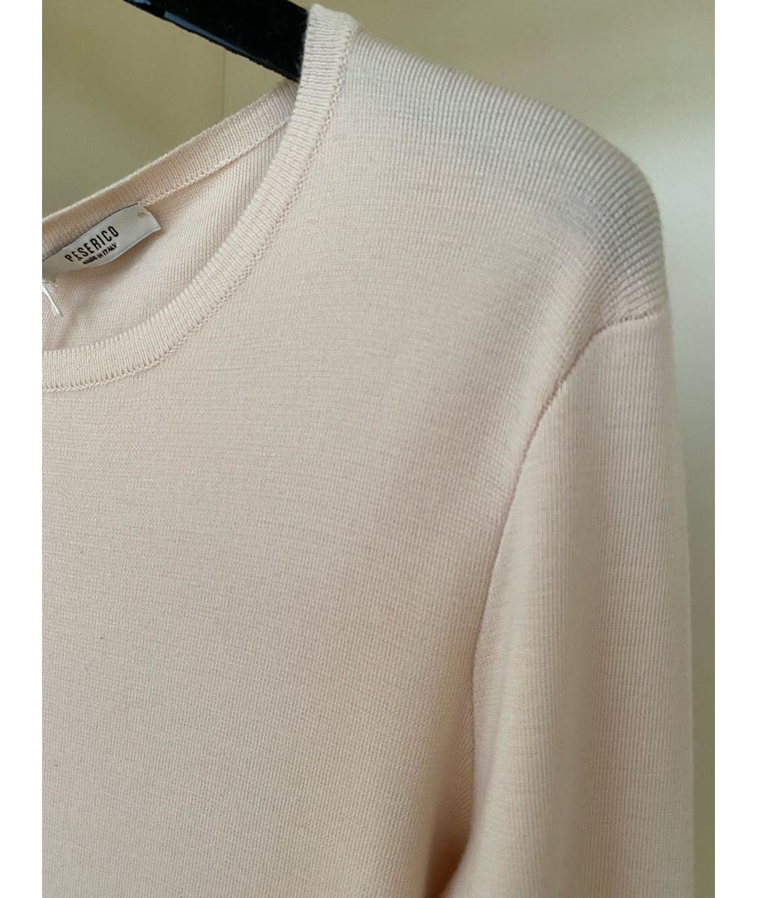 PESERICO Розовый шерстяной джемпер / свитер, фото 2