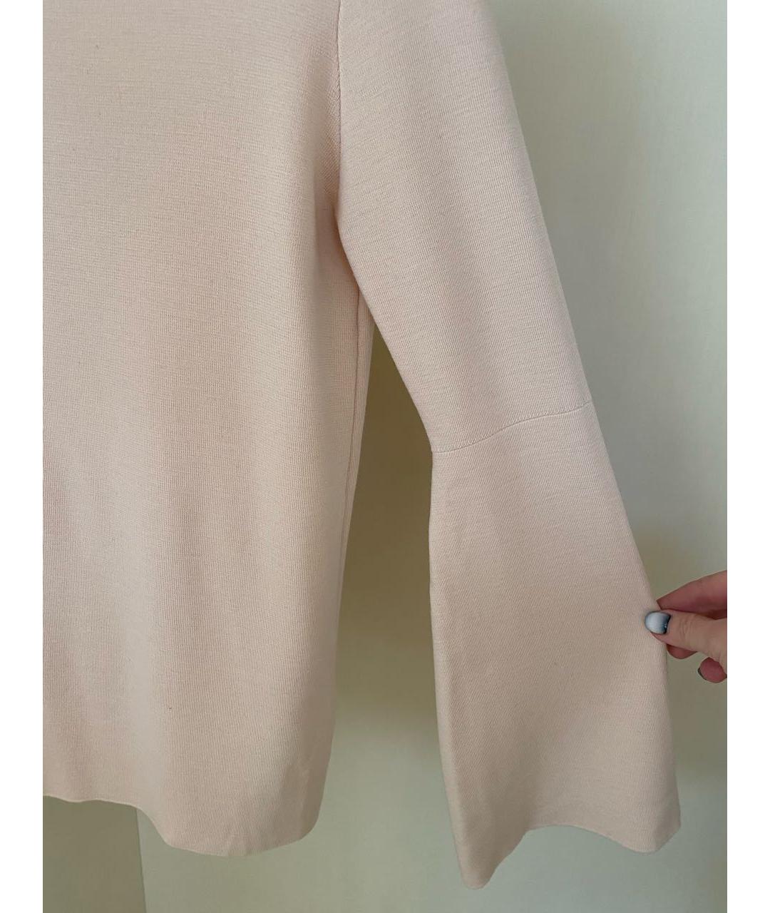 PESERICO Розовый шерстяной джемпер / свитер, фото 3