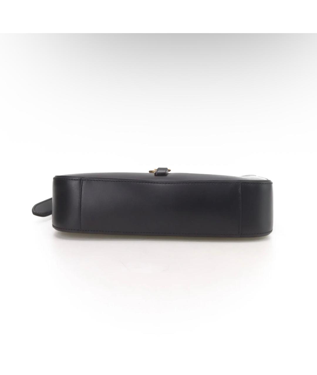 SAINT LAURENT Черная кожаная сумка через плечо, фото 5