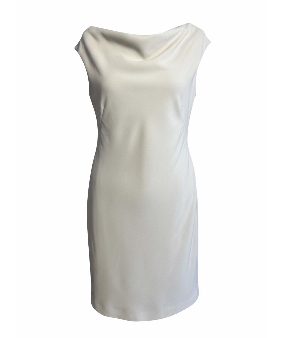 MAX MARA Бежевое шерстяное повседневное платье, фото 1