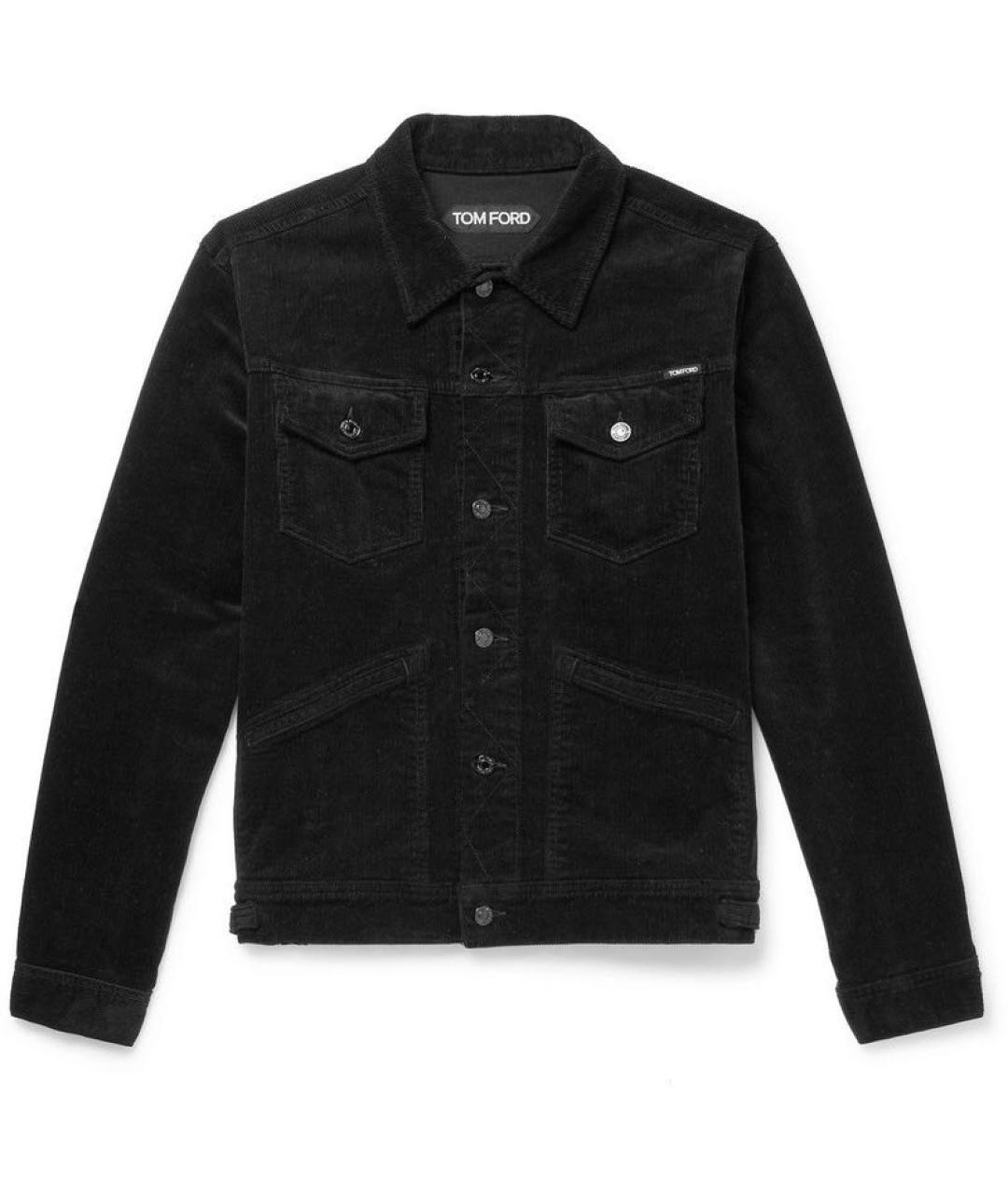 TOM FORD Черная хлопковая куртка, фото 1