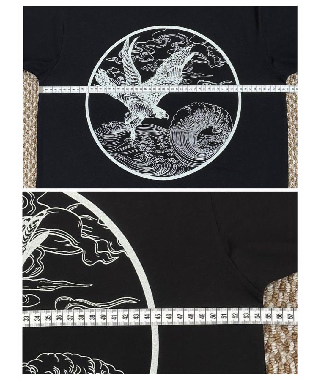 DRIES VAN NOTEN Черная хлопковая футболка, фото 8