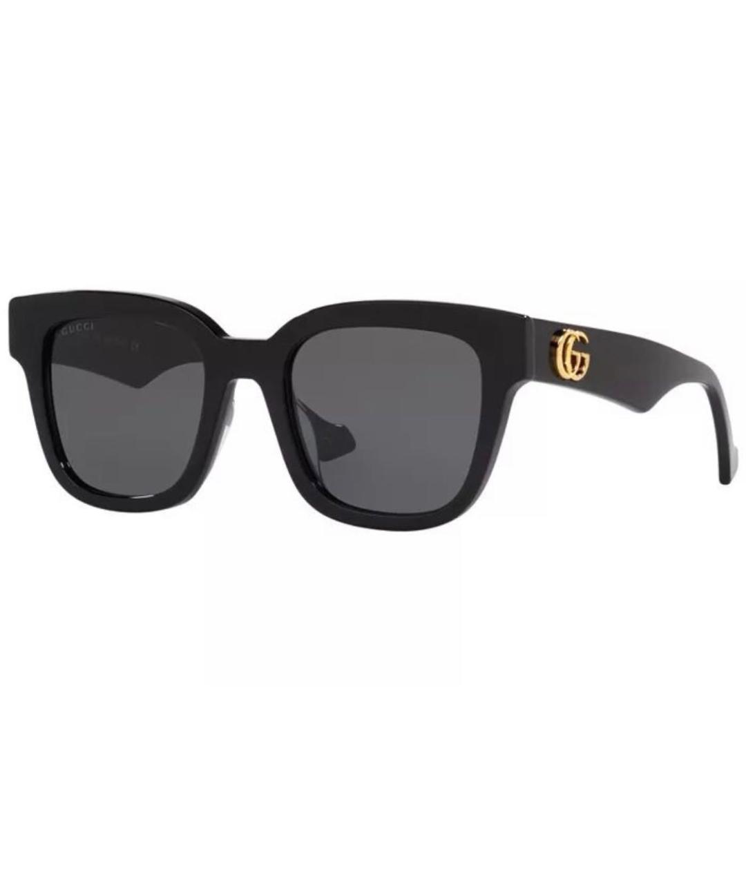 GUCCI Черные пластиковые солнцезащитные очки, фото 1