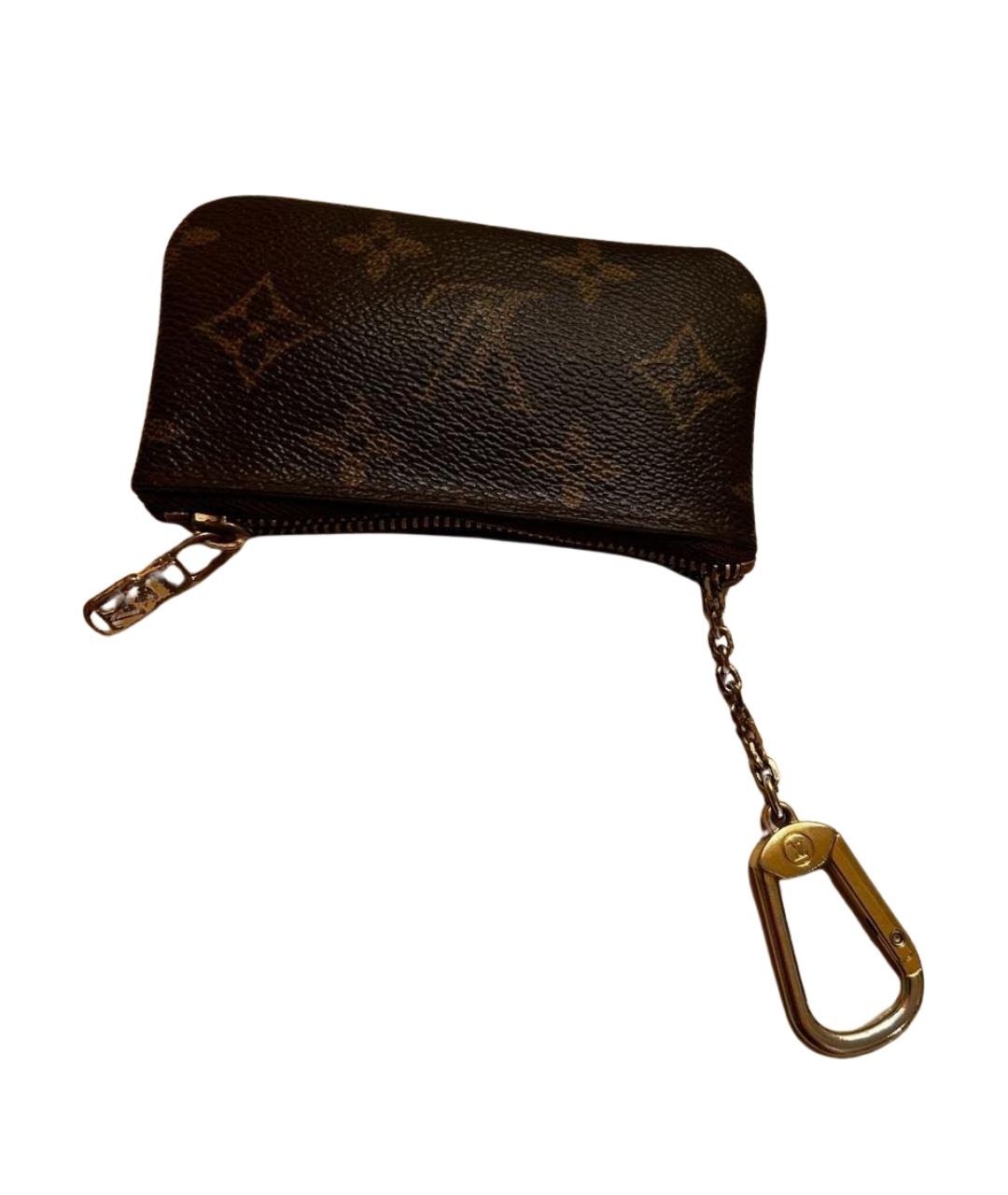 LOUIS VUITTON Коричневая ключница, фото 1