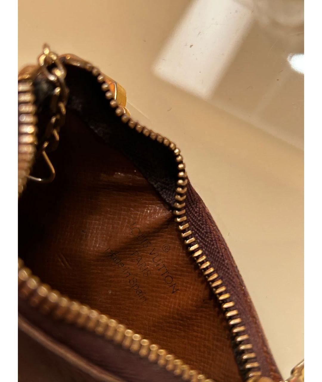 LOUIS VUITTON Коричневая ключница, фото 5