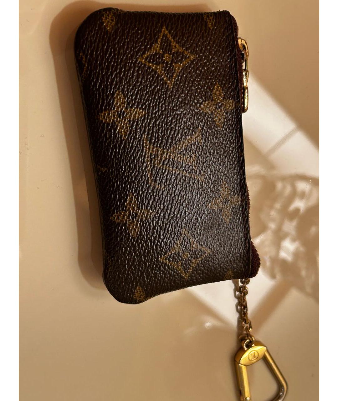 LOUIS VUITTON Коричневая ключница, фото 2
